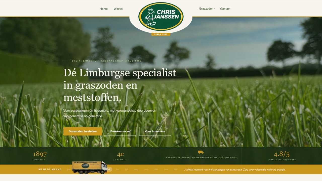 Website Chris Janssen Stein